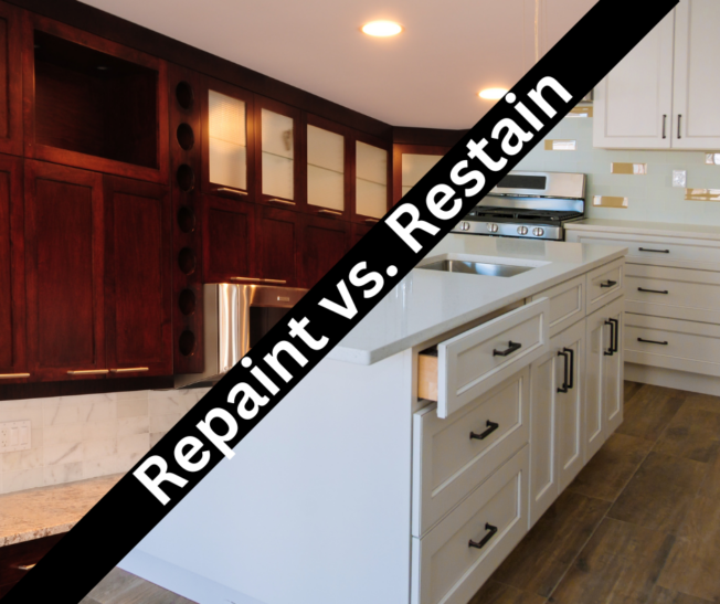 Repainting vs. Restaining Kitchen Kitchens Redefined